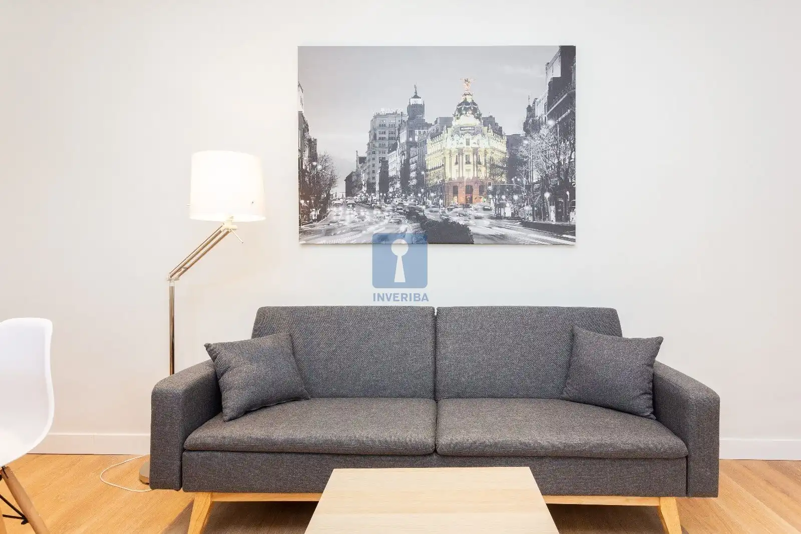 Wohnzimmer von Wohnung zur Miete in Madrid mit Klimaanlage, Heizung und Möbliert