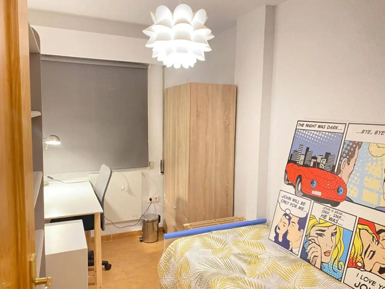 Schlafzimmer von Wohnung zur Miete in Granada mit Klimaanlage, Heizung und Möbliert