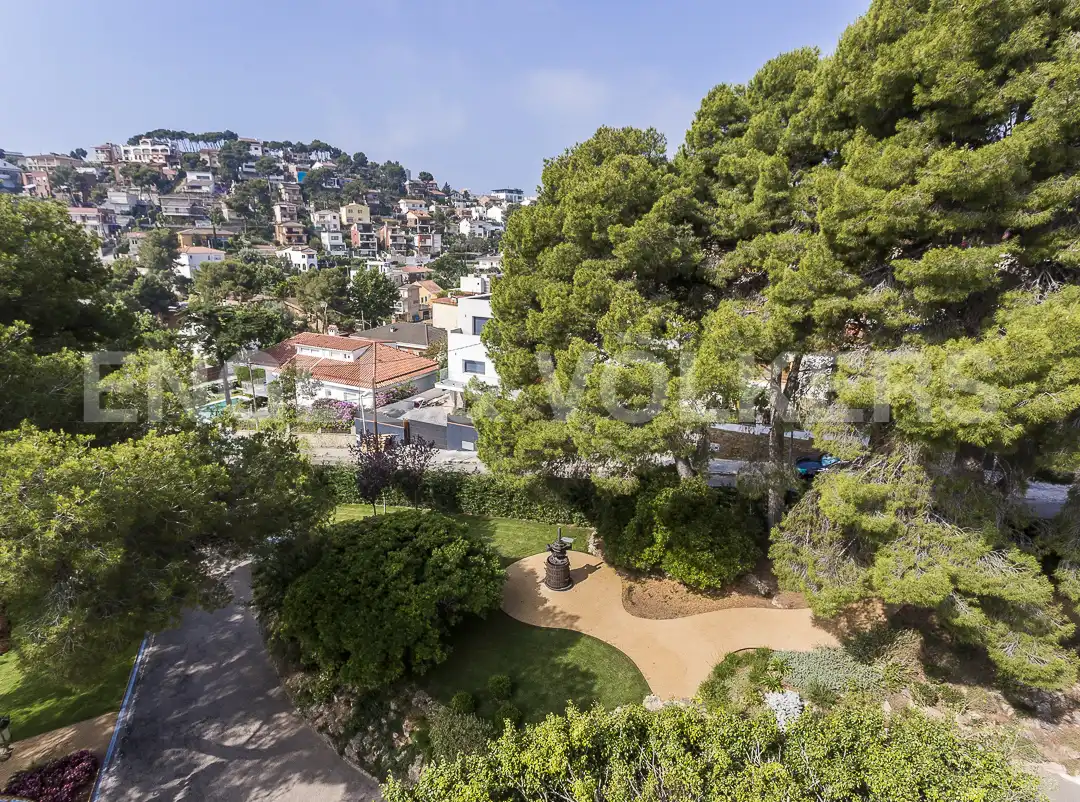 Garden of Houses for sale in Castelldefels  with Air Conditioner, Heating and Private garden
