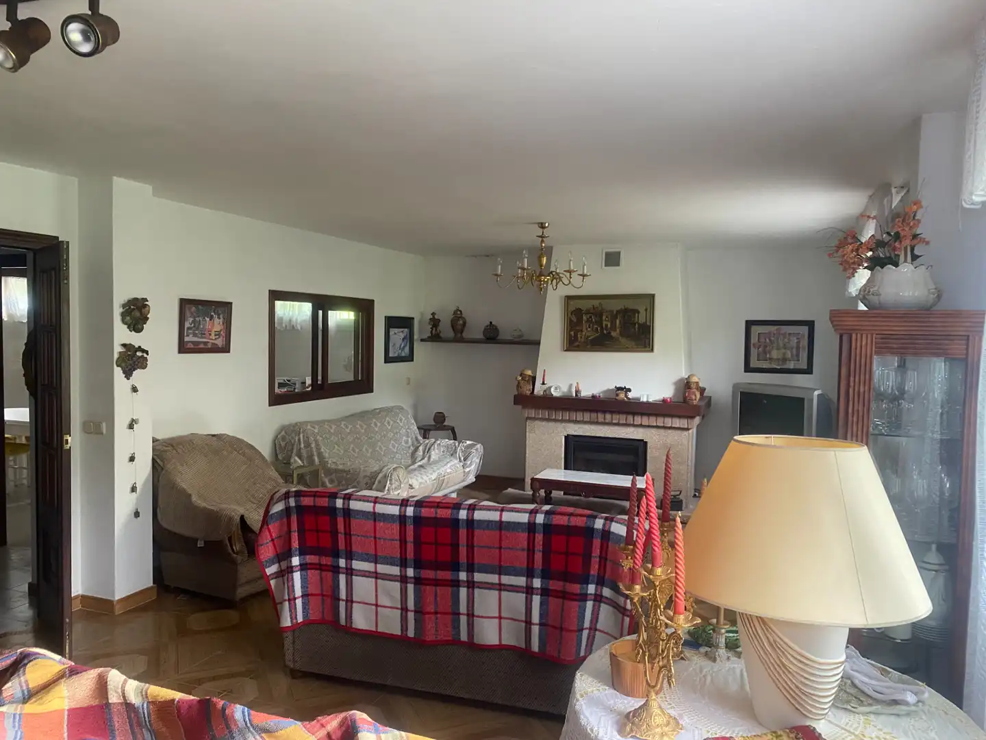 Living room of Houses for sale in Vedra  with Heating, Private garden and Furnished
