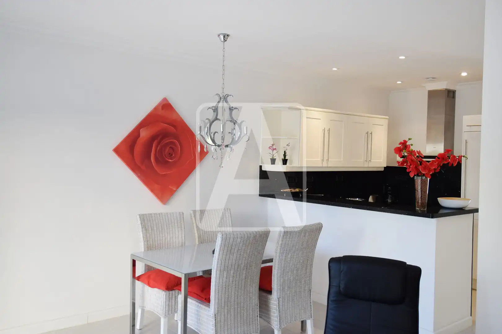 Menjador de Apartament en venda en Benissa amb Aire condicionat, Calefacció i Jardí privat
