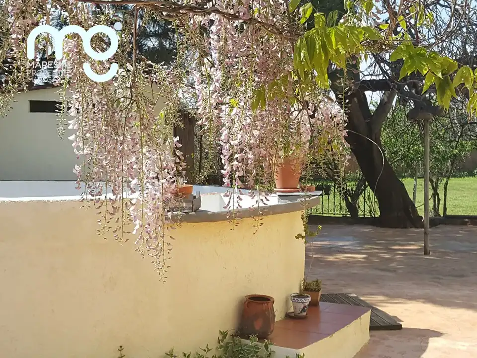 Terrasse von Country house zum Verkauf in Vilassar de Mar mit Heizung, Privatgarten und Schwimmbad