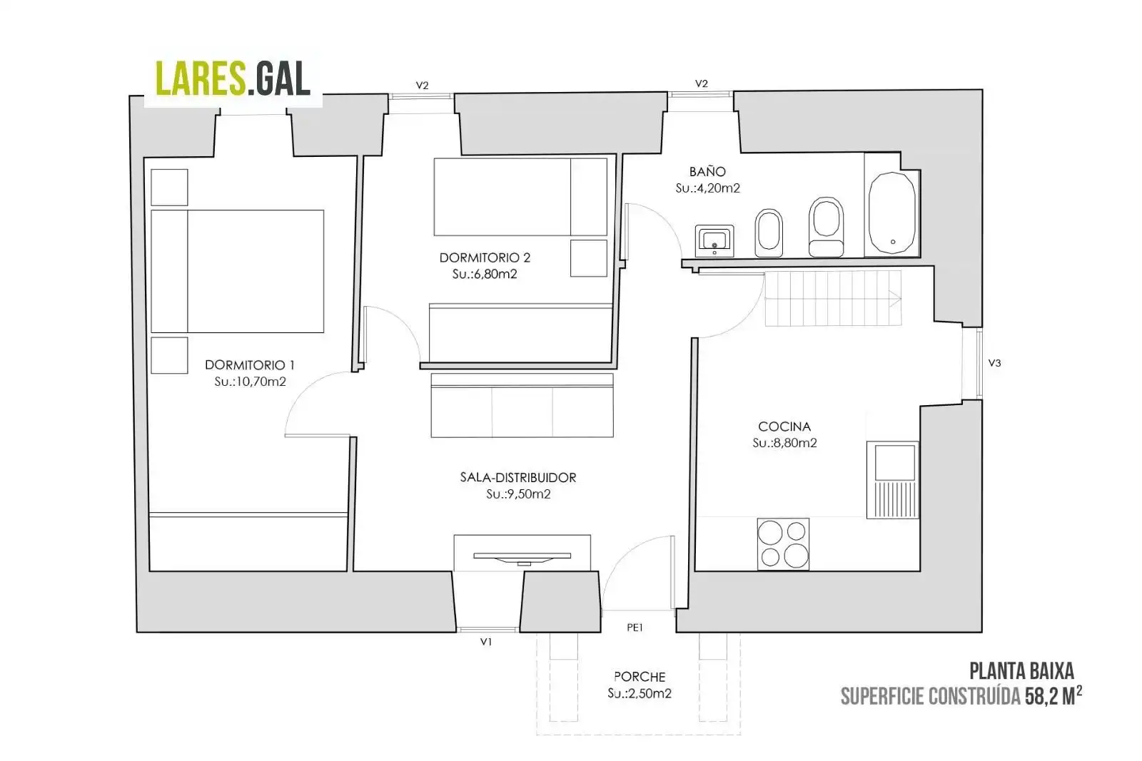 Casa en venta en Rúa Pardiñeiro, imagen 11