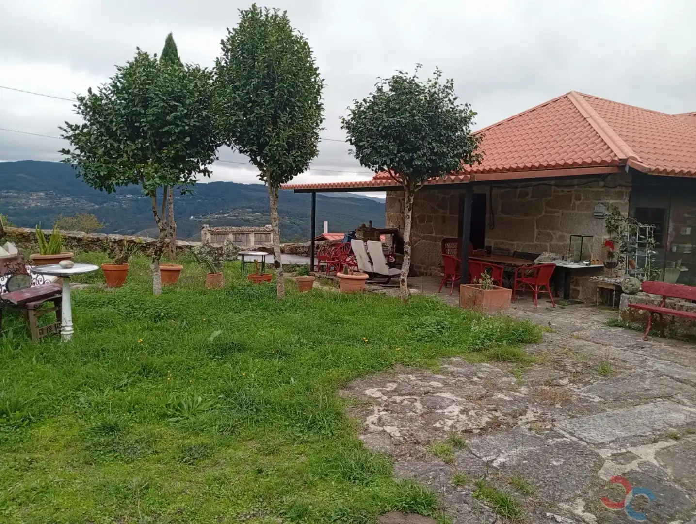 Terraza de Casa o chalet en venta en Campo Lameiro