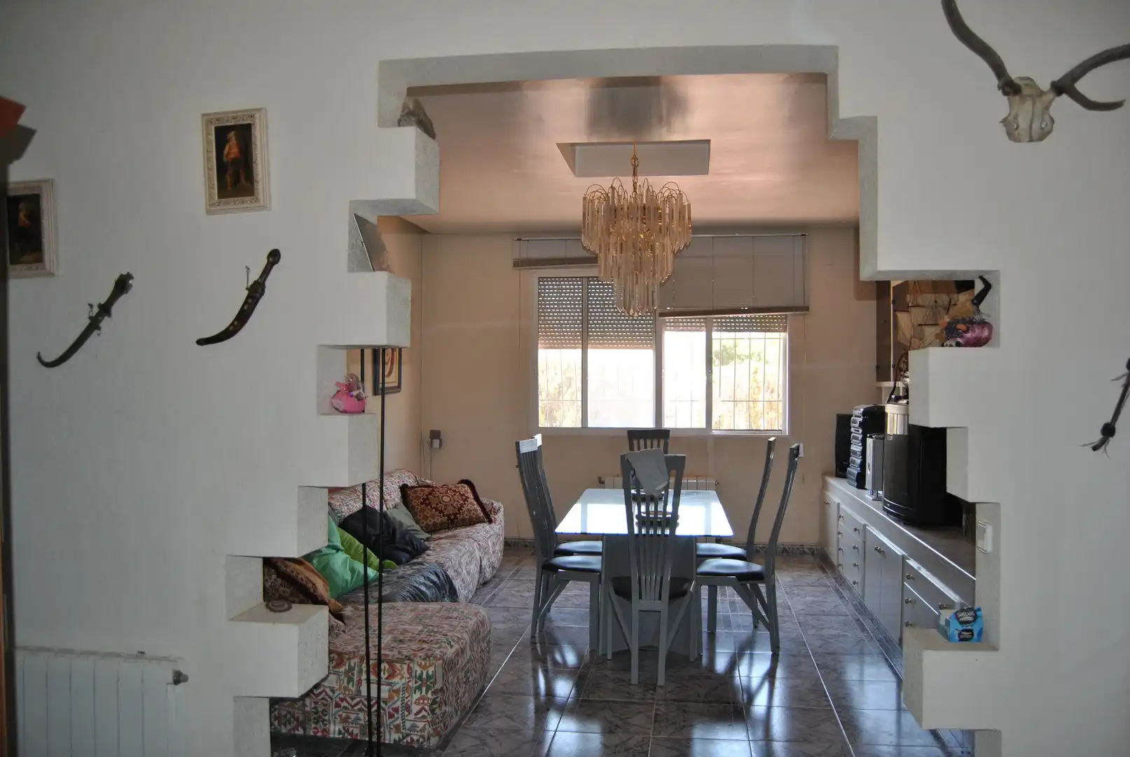 Comedor de Casa o chalet en venta en San Vicente del Raspeig / Sant Vicent del Raspeig con Aire acondicionado, Jardín privado y Piscina