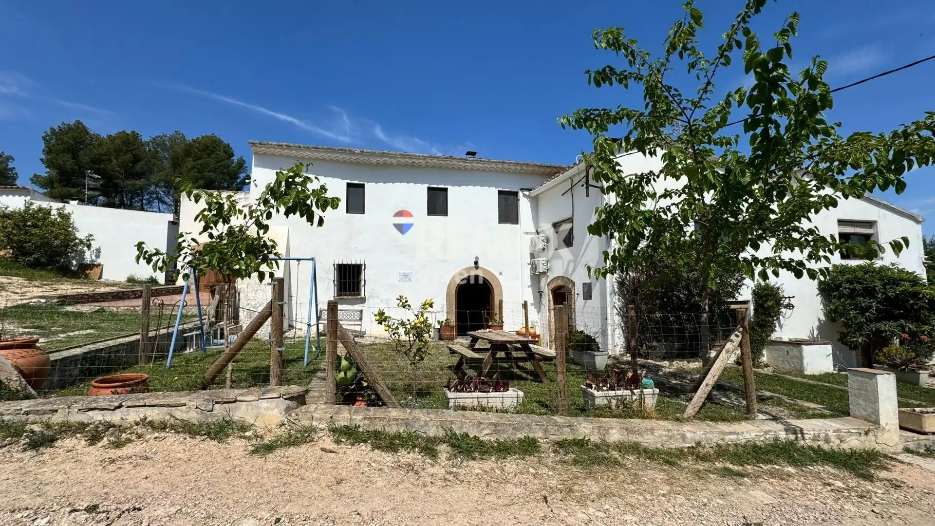 Vista exterior de Finca rústica en venda en Zaragoza amb Aire condicionat, Calefacció i Jardí privat
