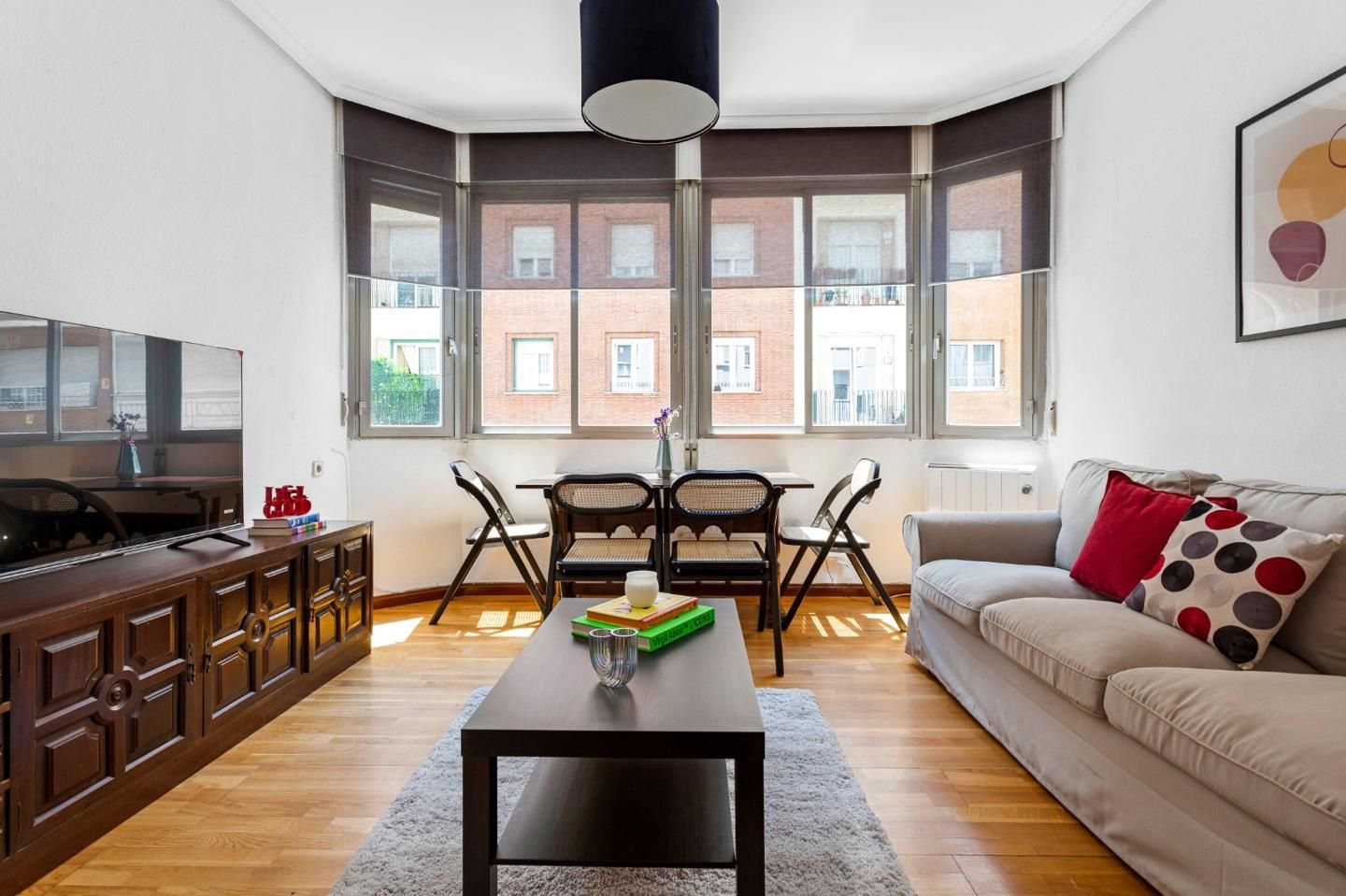 Sala d'estar de Pis en venda en  Madrid Capital