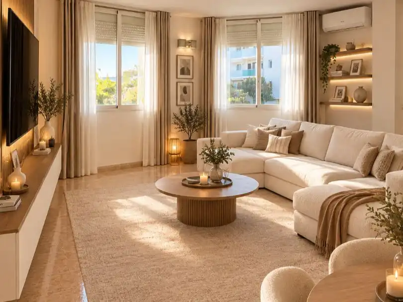 Sala d'estar de Pis en venda en  Palma de Mallorca amb Aire condicionat, Calefacció i Balcó