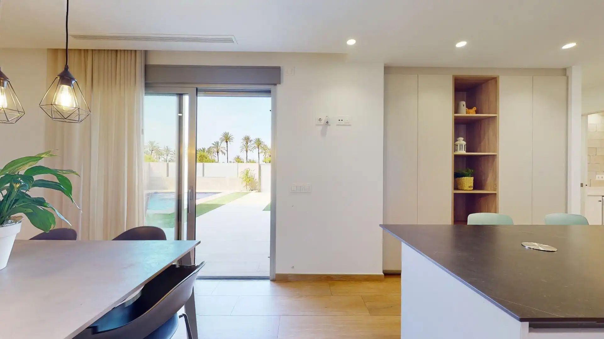 Küche von Haus oder Chalet zum Verkauf in San Pedro del Pinatar mit Klimaanlage, Heizung und Privatgarten