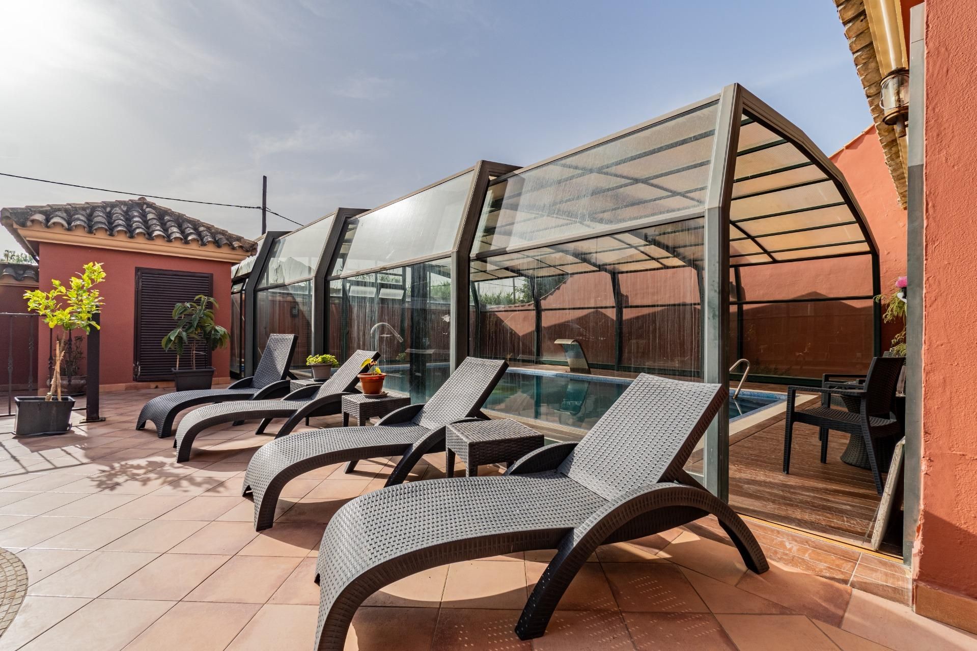 Terraza de Casa o chalet en venta en Algeciras