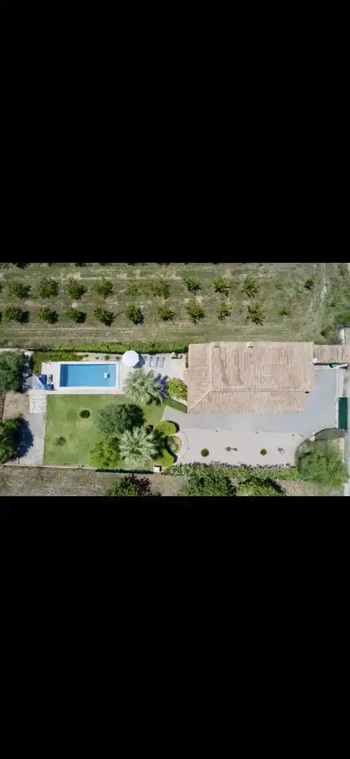 Außenansicht von Country house zur Miete in Sant Llorenç des Cardassar mit Klimaanlage und Schwimmbad