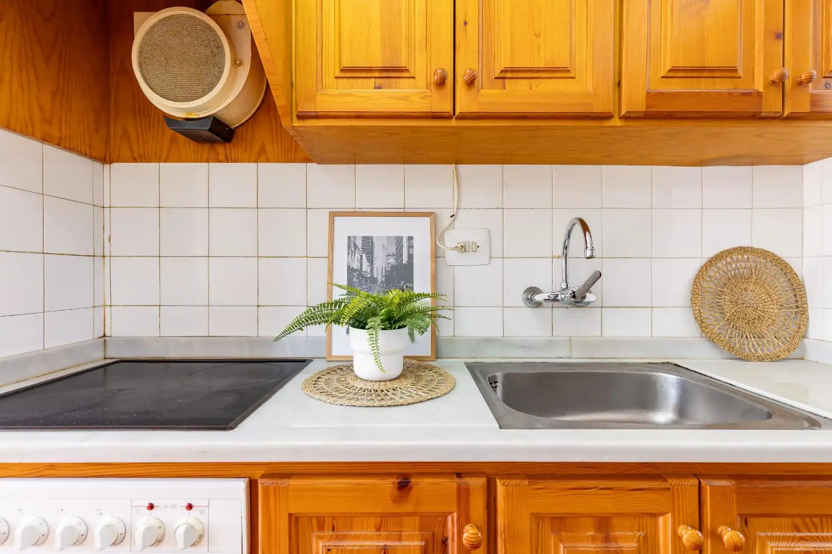 Cocina de Apartamento en venta en Xeraco con Aire acondicionado, Terraza y Amueblado