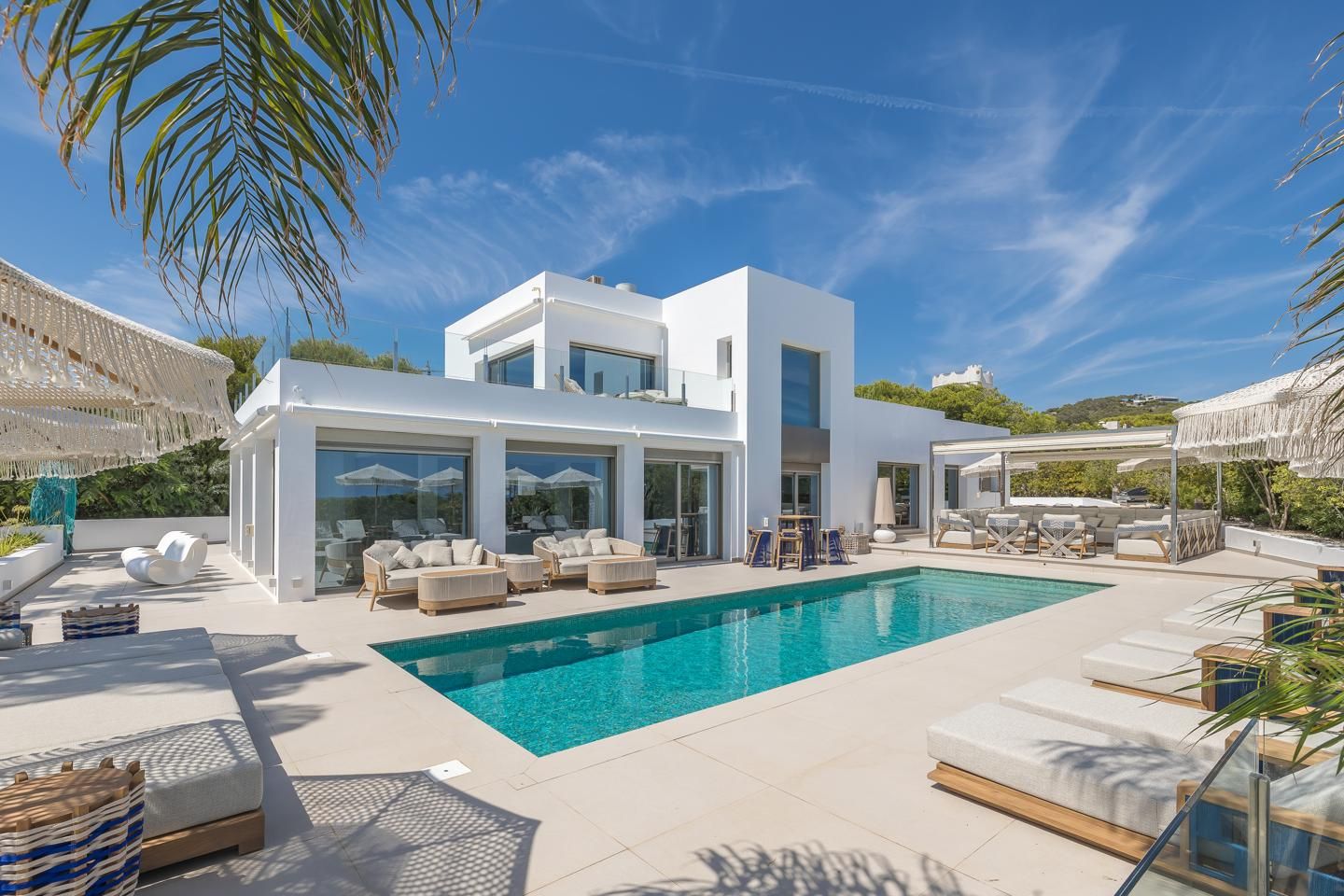 Exterior view of House or chalet to rent in Santa Eulària des Riu  with Air Conditioner, Private garden and Terrace