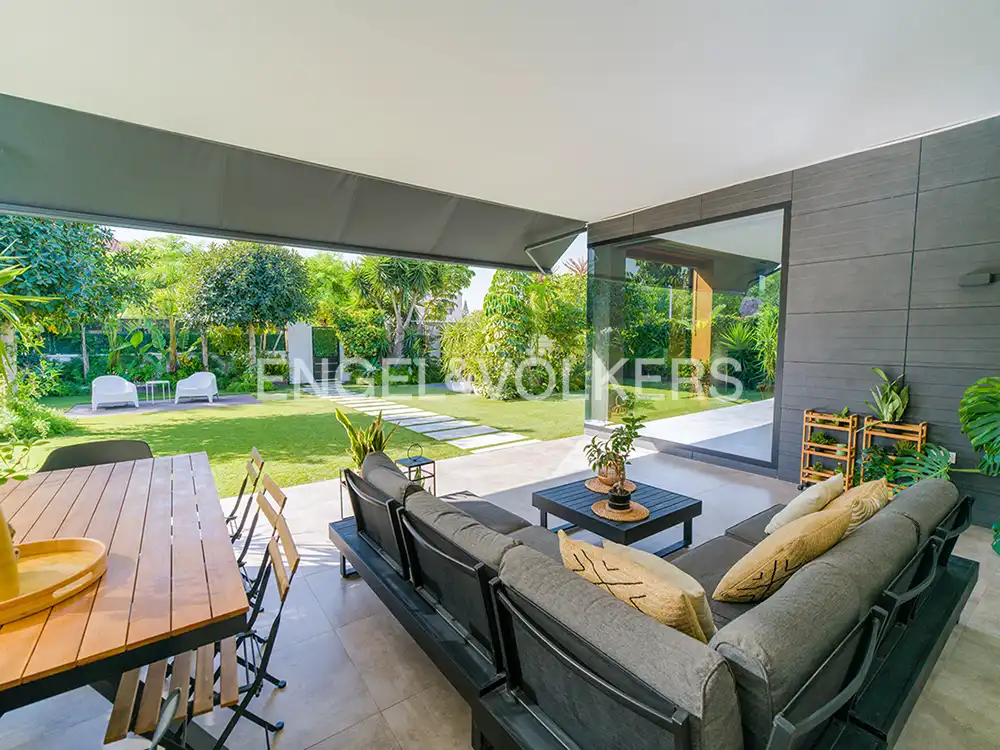 Terraza de Casa o chalet en venta en Elche / Elx con Aire acondicionado, Calefacción y Jardín privado