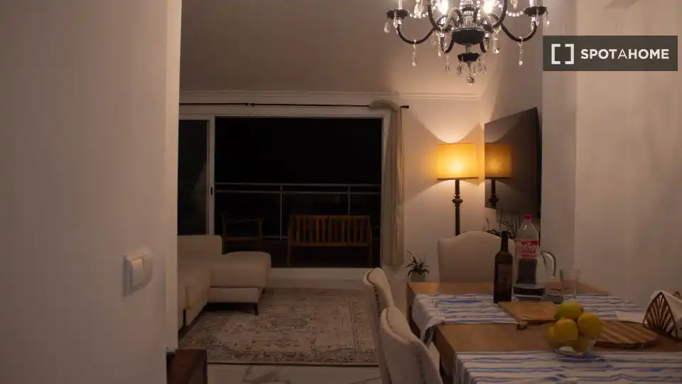 Comedor de Piso de alquiler en Cullera con Aire acondicionado, Calefacción y Amueblado