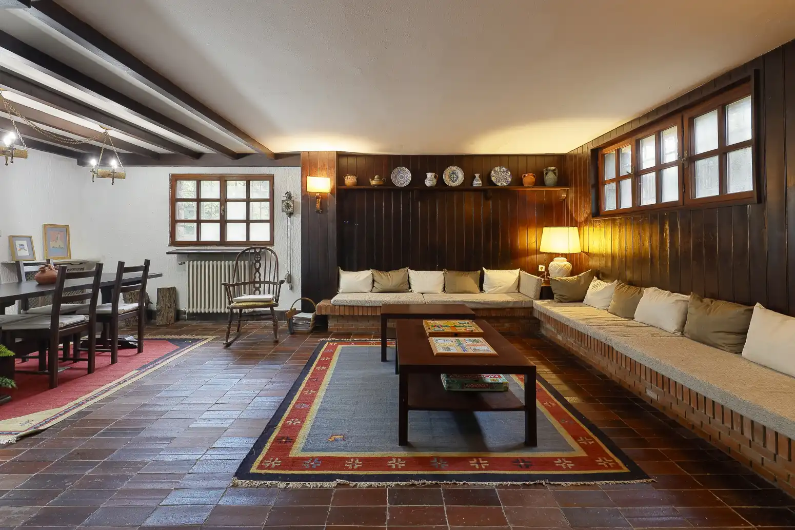 Sala d'estar de Casa o xalet en venda en Gijón  amb Calefacció, Jardí privat i Parquet