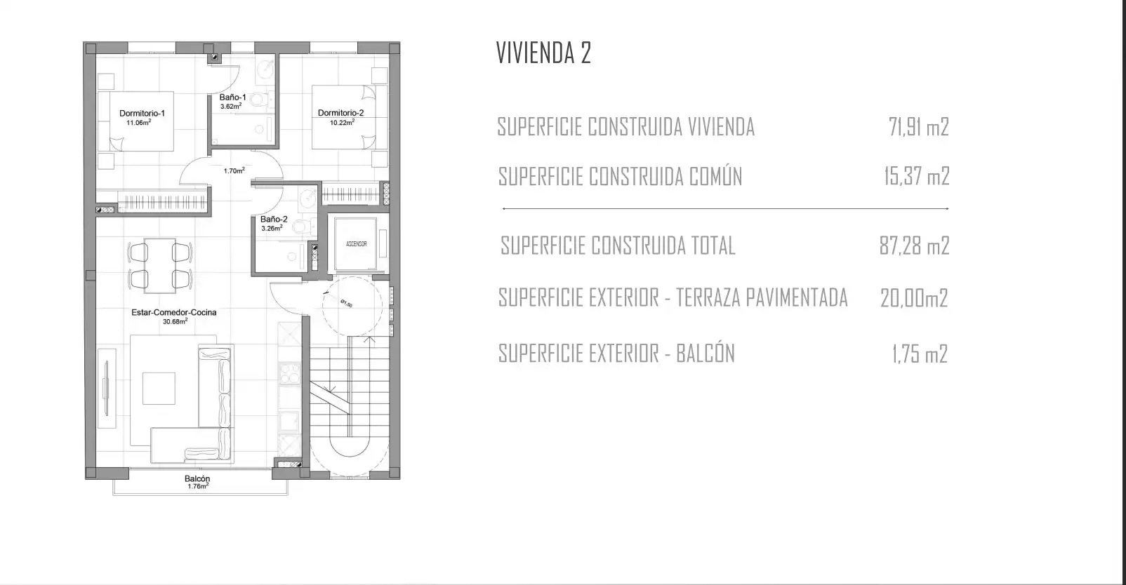 Appartement avec ascenseur à vendre à Llevant, imagen 4