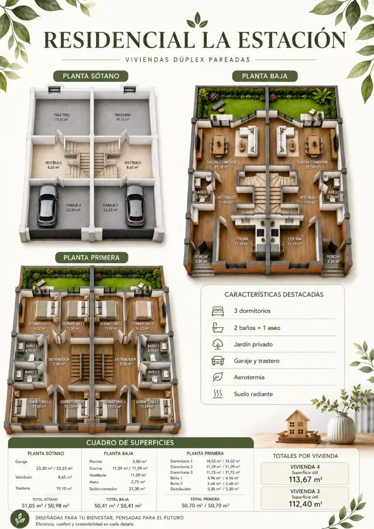 Reihenhaus mit Garten zum Verkauf in Calle de la Estación, imagen 2