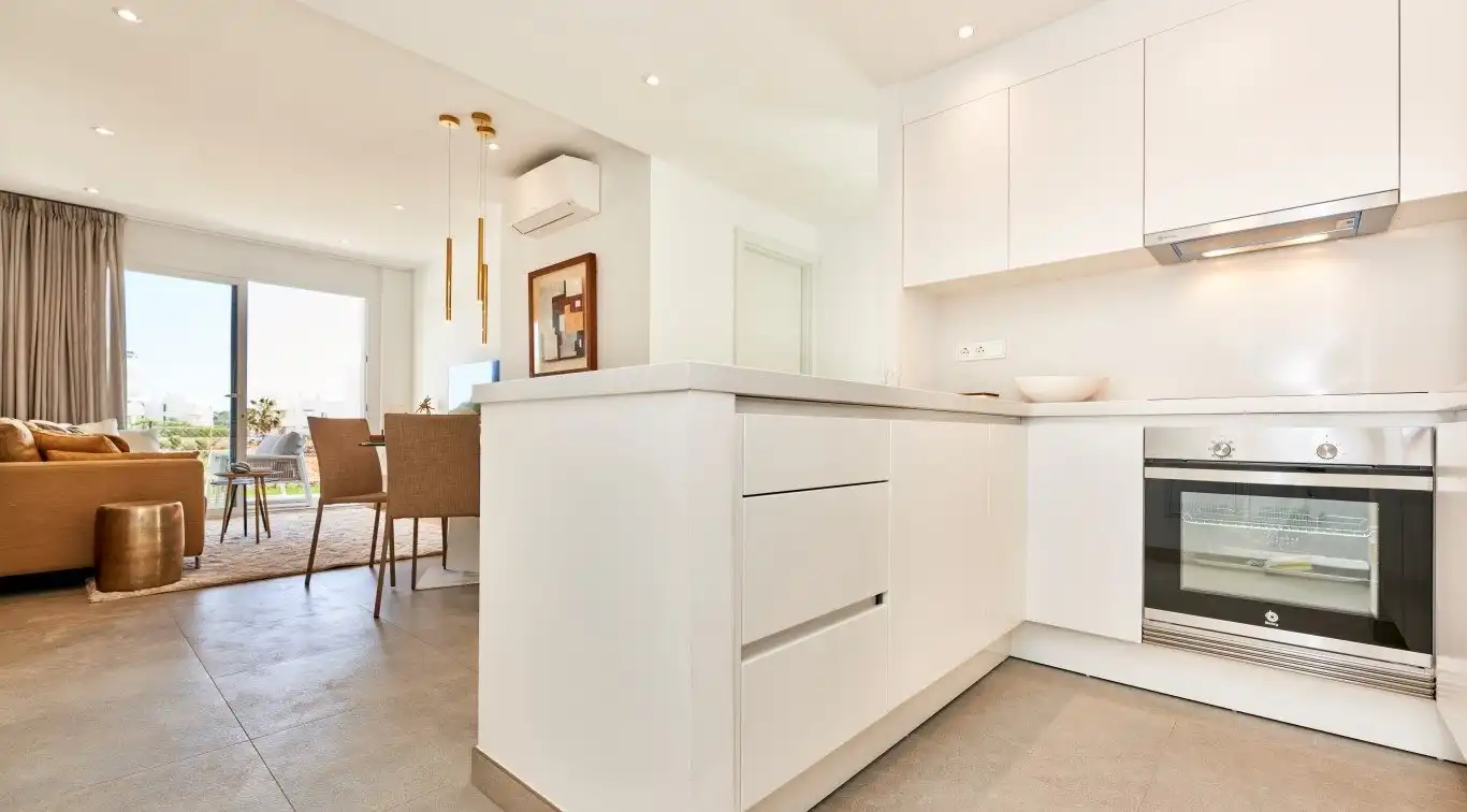 Cocina de Apartamento en venta en Santanyí con Aire acondicionado, Calefacción y Jardín privado