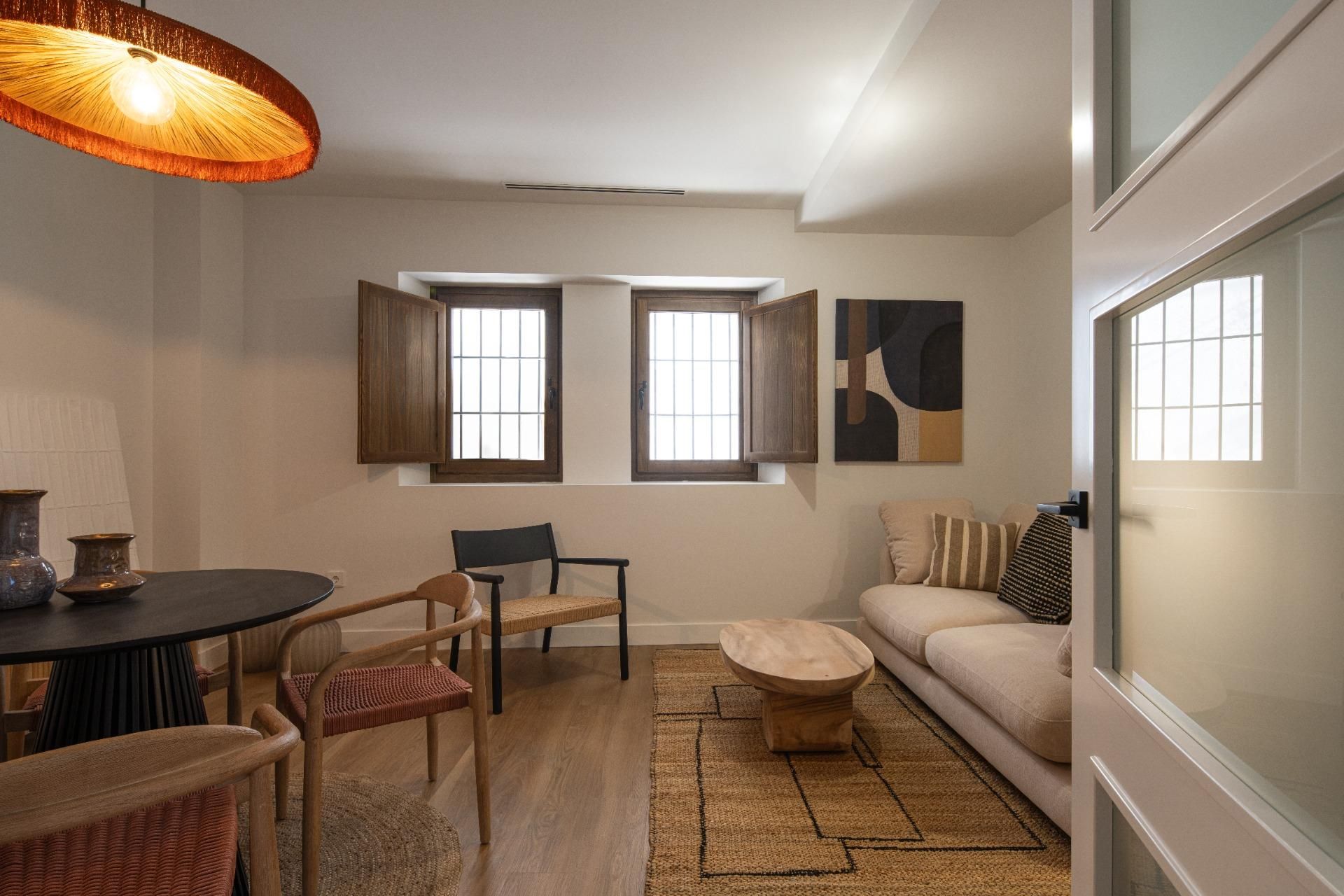 Living room of Flat for sale in  Granada Capital  with Air Conditioner