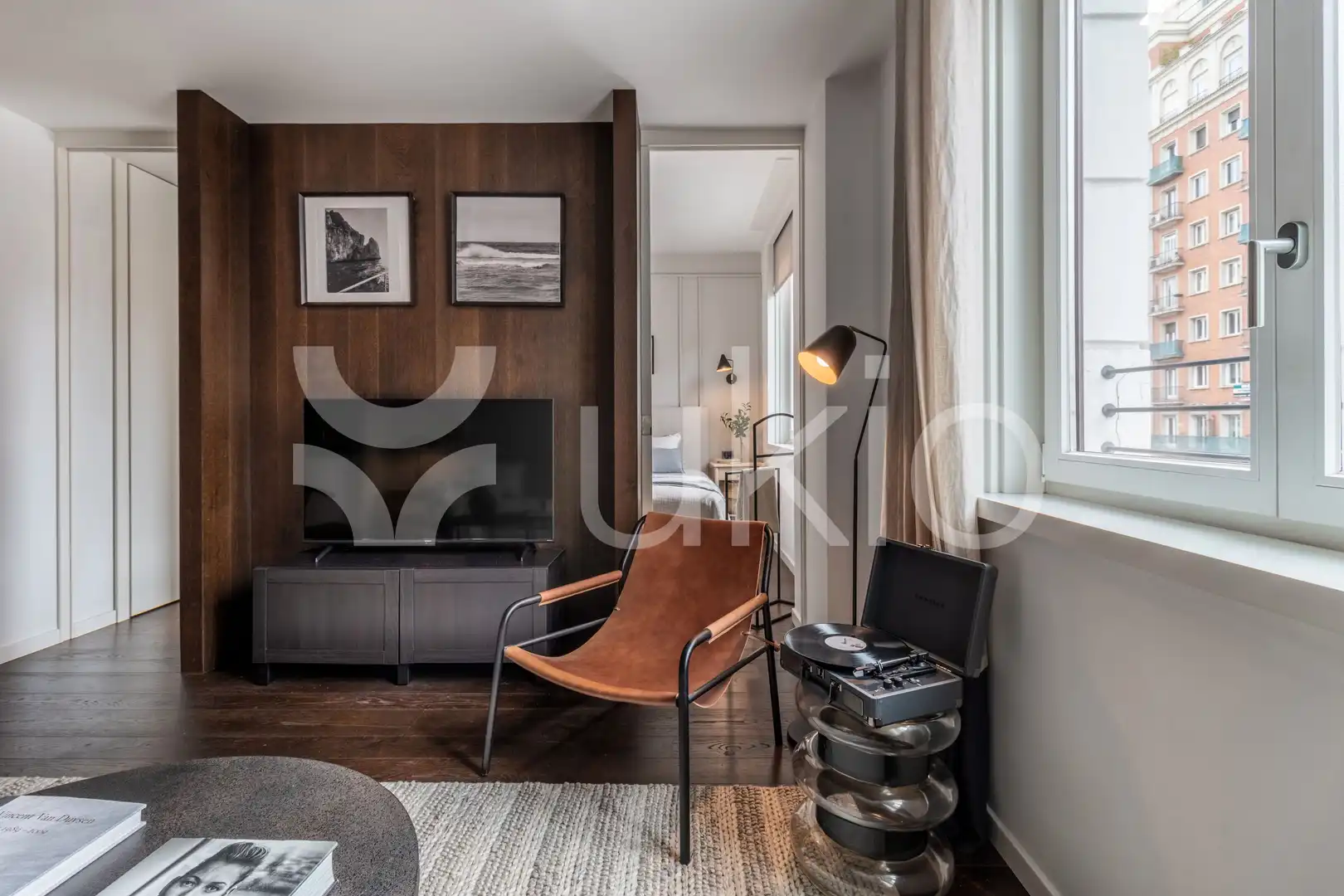 Living room of Apartments for rent in Madrid  with Air Conditioner, Heating and Furnished