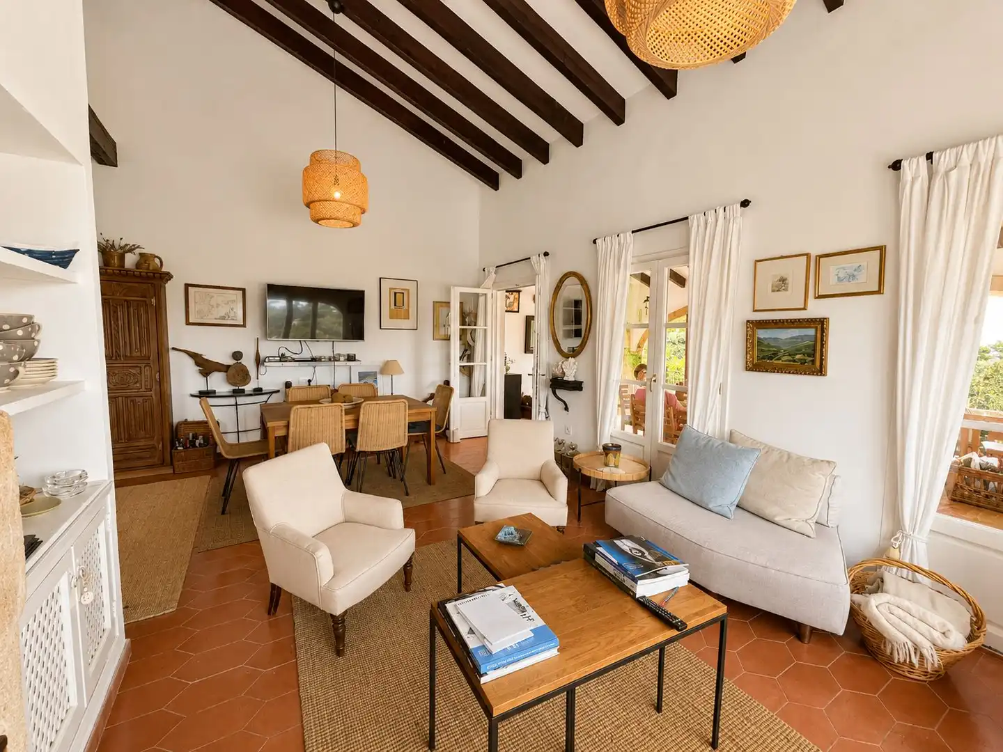 Sala de estar de Casa o chalet de alquiler en Jávea / Xàbia con Calefacción, Jardín privado y Terraza