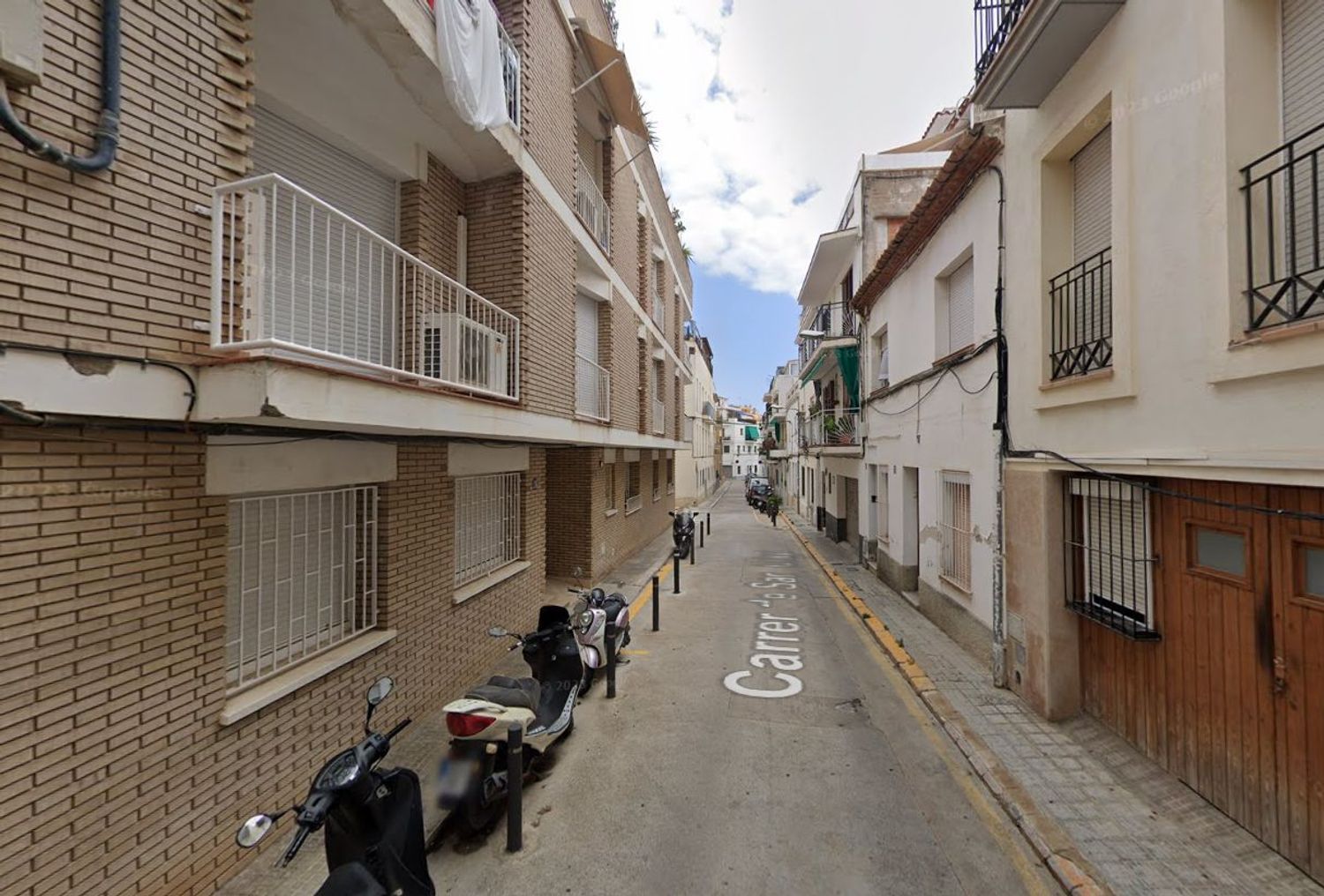 Vista exterior de Pis en venda en Sitges