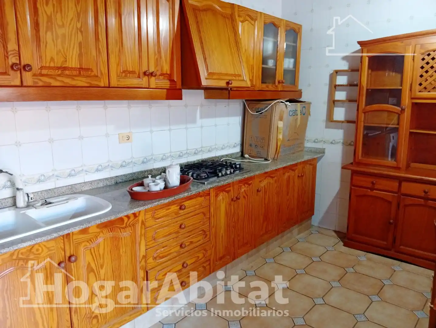 Kitchen of Houses for sale in Castellón de la Plana / Castelló de la Plana  with Air Conditioner, Private garden and Terrace