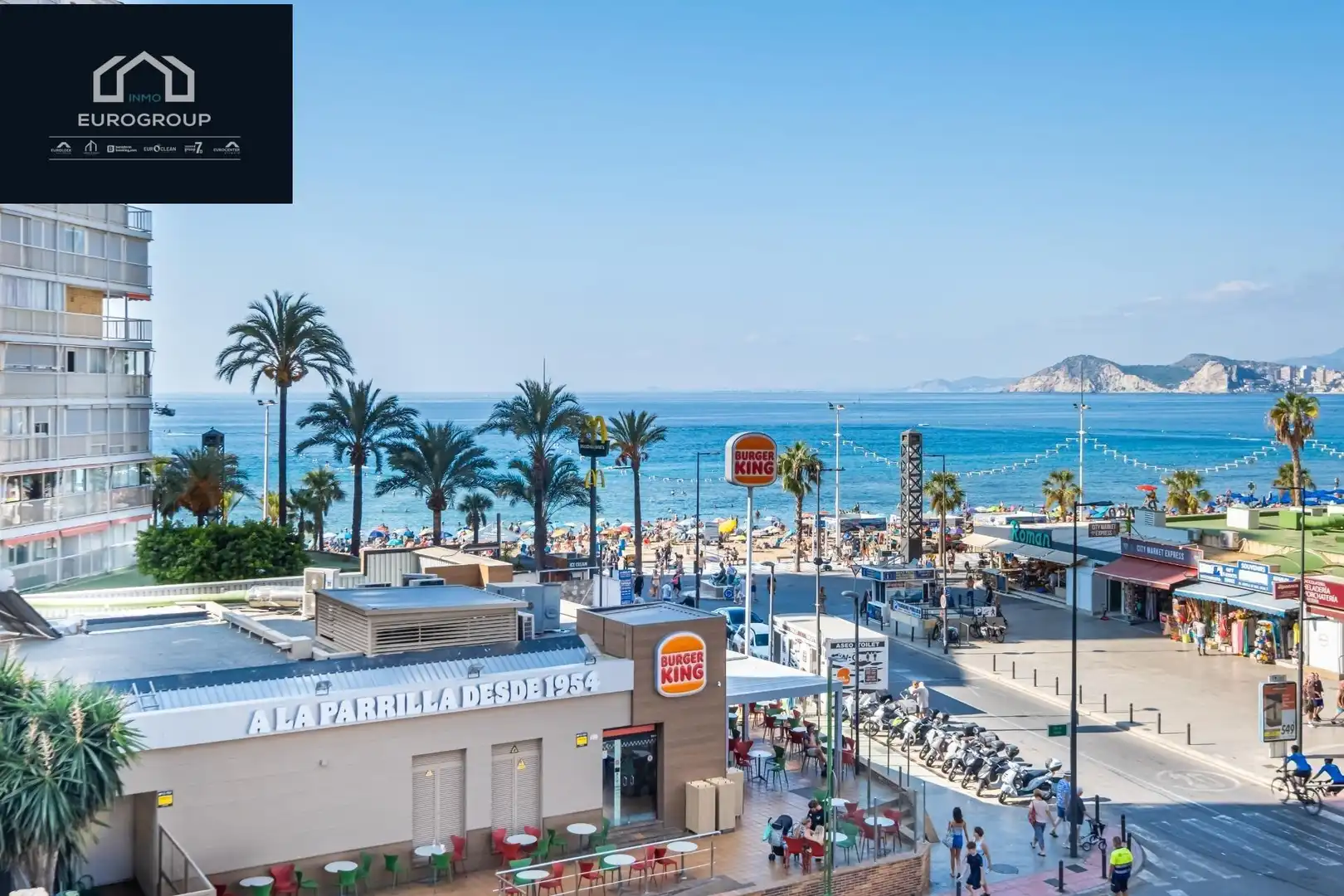 Apartments for rent in Benidorm  with Air Conditioner, Heating and Private garden