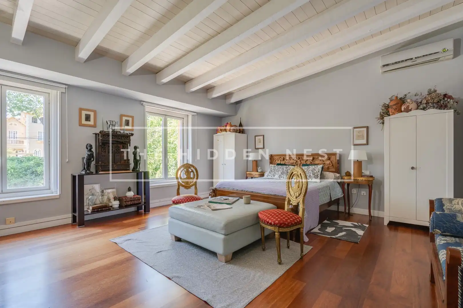 Dormitori de Casa o xalet en venda en Sant Cugat del Vallès amb Aire condicionat, Calefacció i Jardí privat