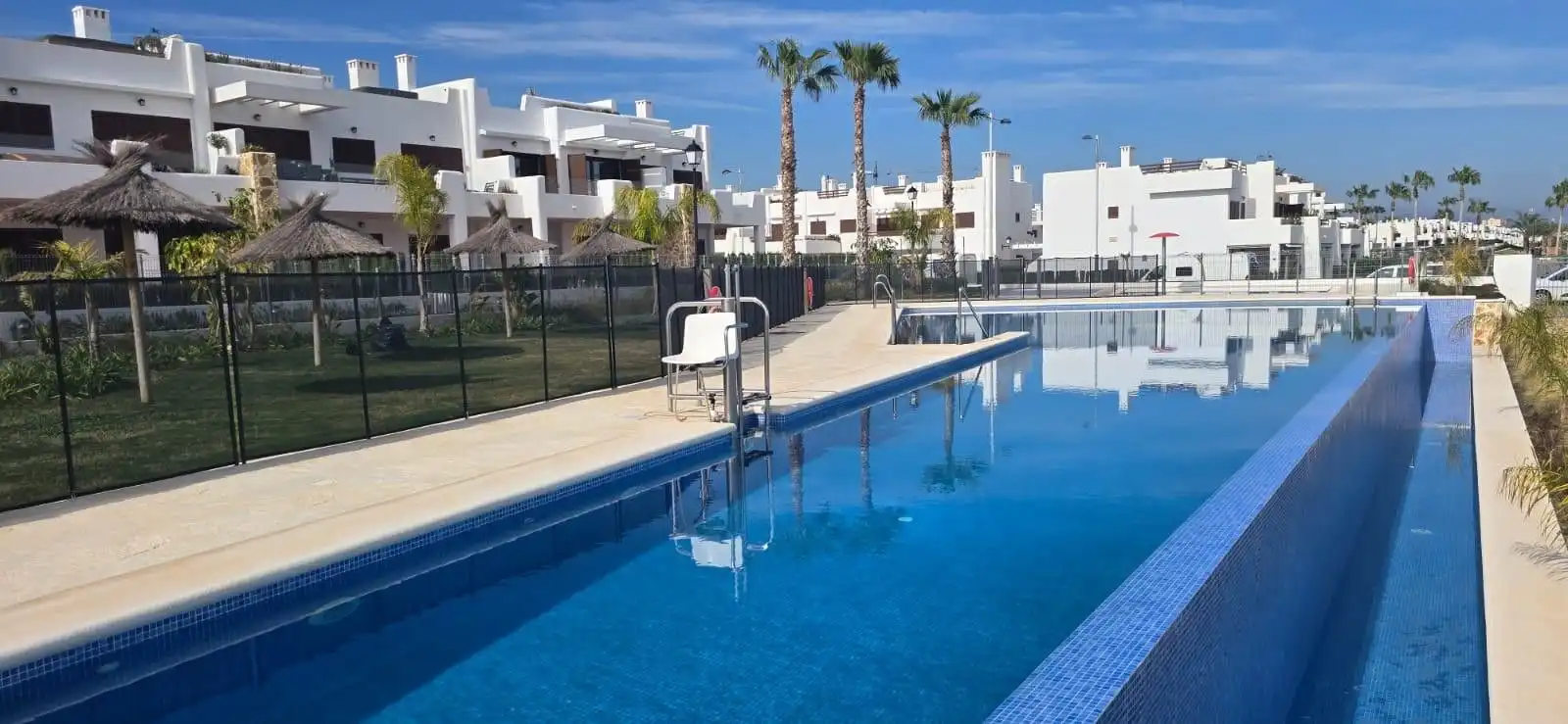 Swimming pool of Flat for sale in Pulpí  with Air Conditioner, Private garden and Terrace