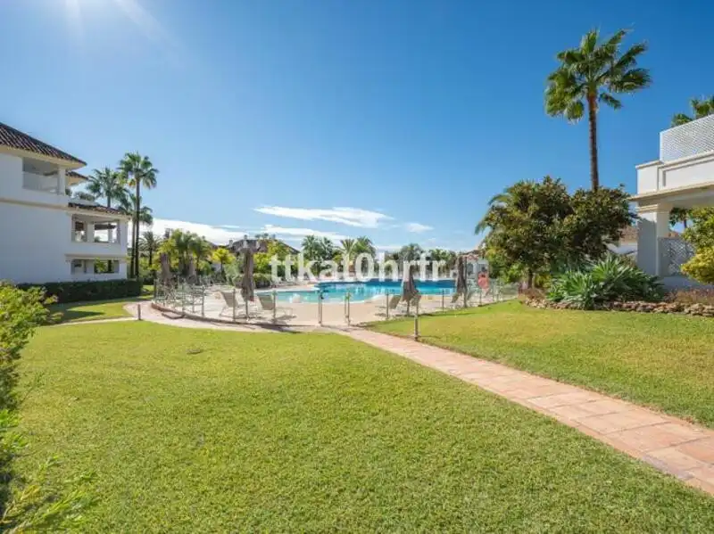 Jardí de Planta baixa de lloguer en Marbella amb Aire condicionat, Calefacció i Terrassa