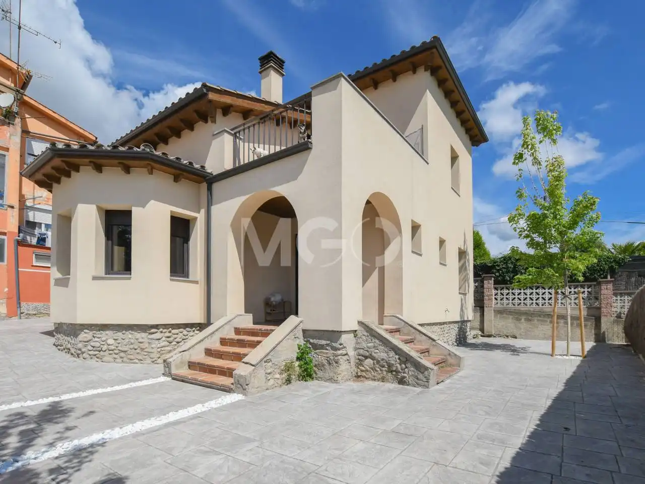 Vista exterior de Casa o chalet en venta en Les Masies de Voltregà con Parquet y Terraza