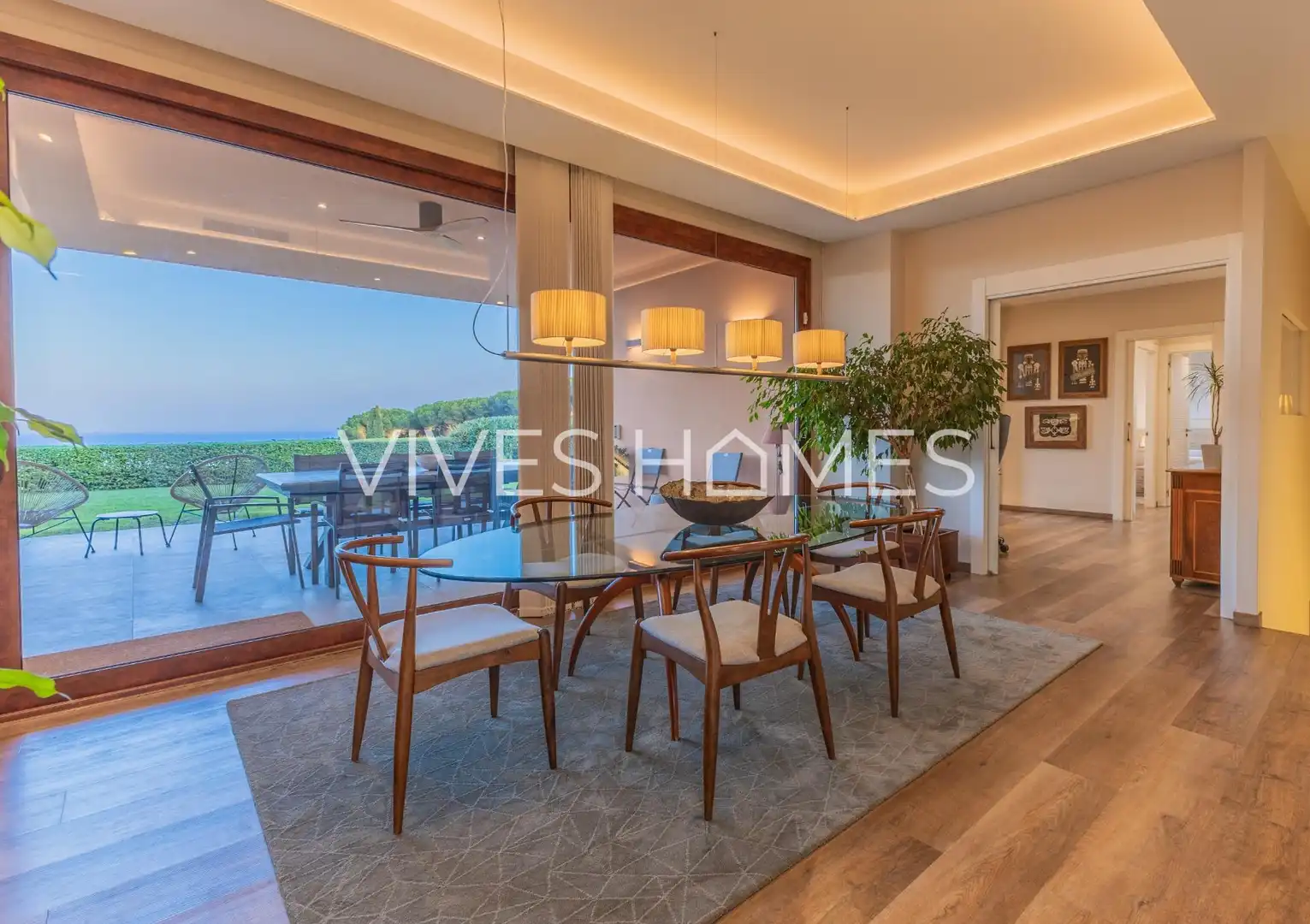 Comedor de Casa o chalet en venta en Sant Vicenç de Montalt con Aire acondicionado, Calefacción y Jardín privado