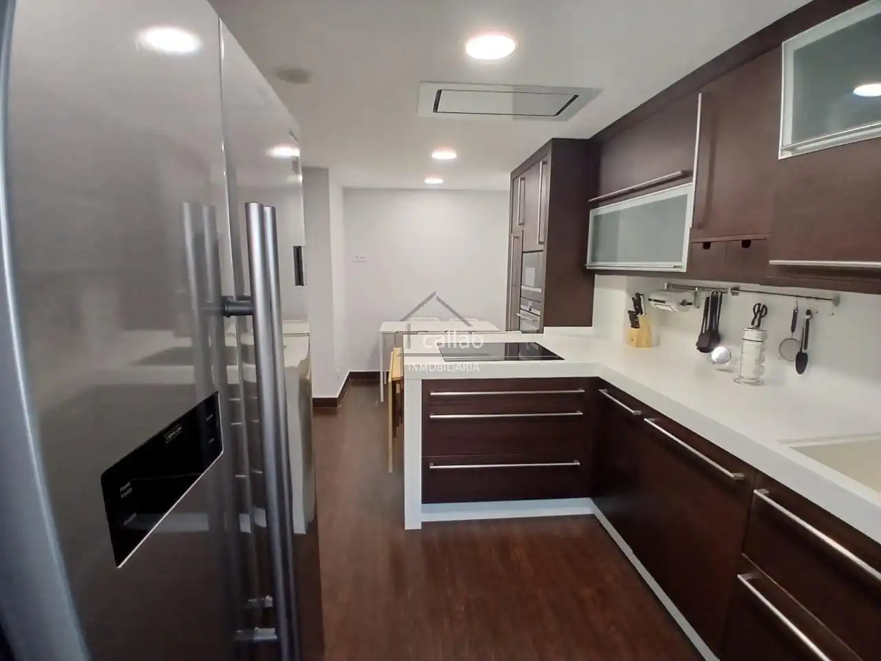 Kitchen of Flat for rent in Ferrol  with Heating, Storage room and Furnished