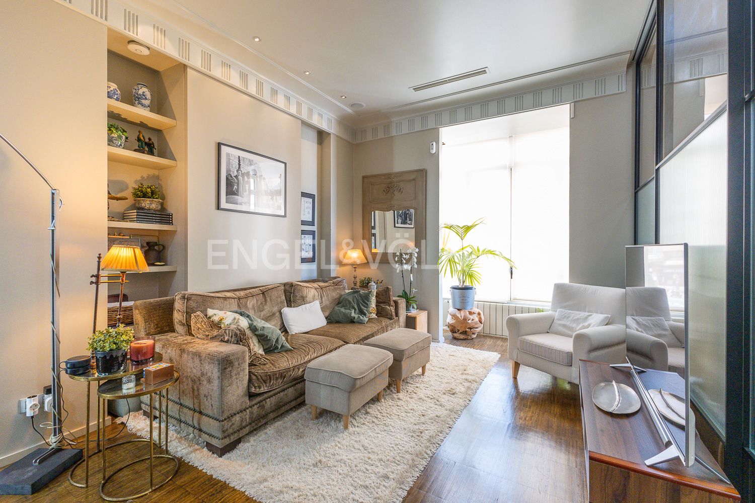 Sala d'estar de Apartament en venda en  Valencia Capital amb Aire condicionat, Calefacció i Parquet