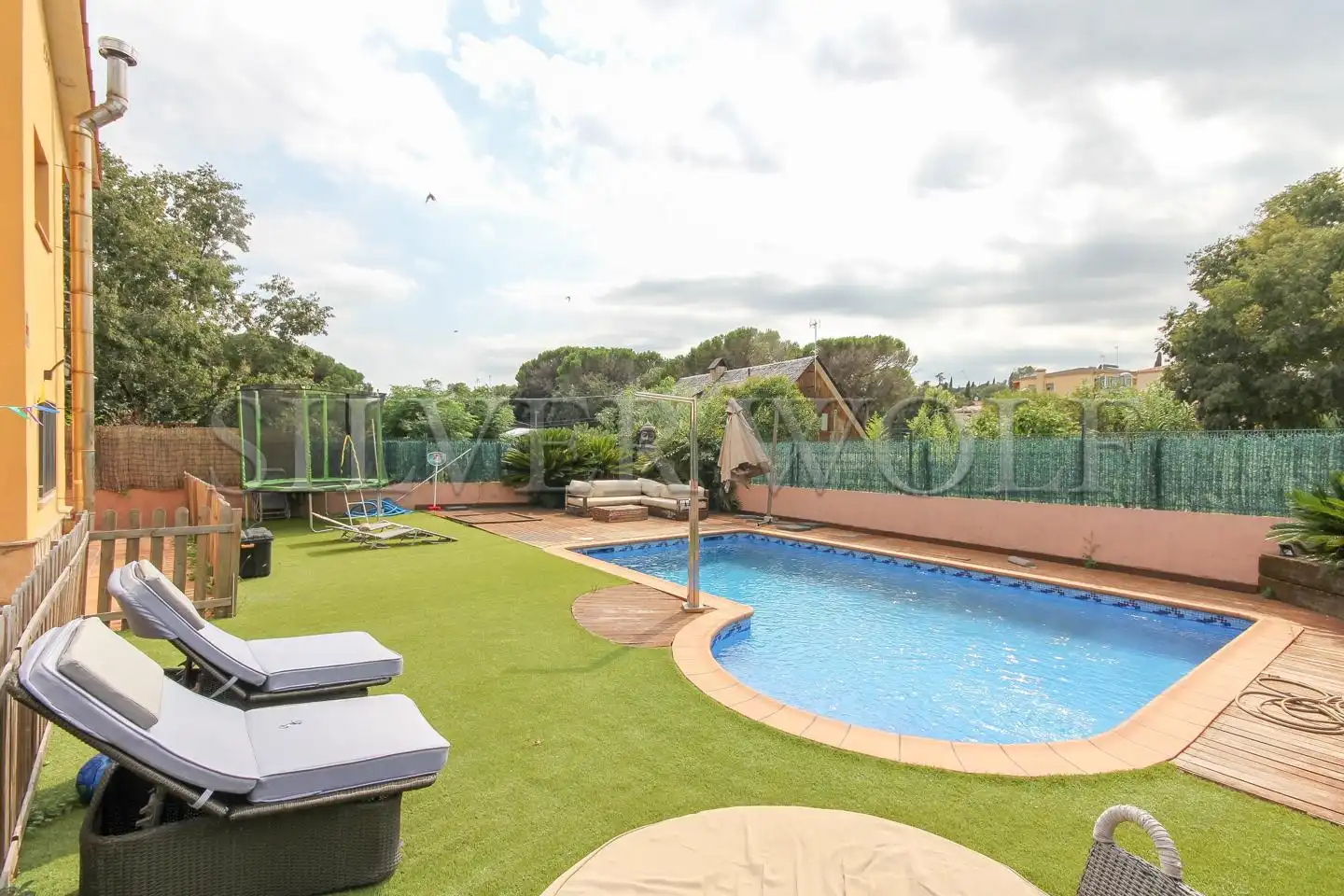 Garden of Houses for sale in Santa Eulàlia de Ronçana  with Air Conditioner, Heating and Private garden