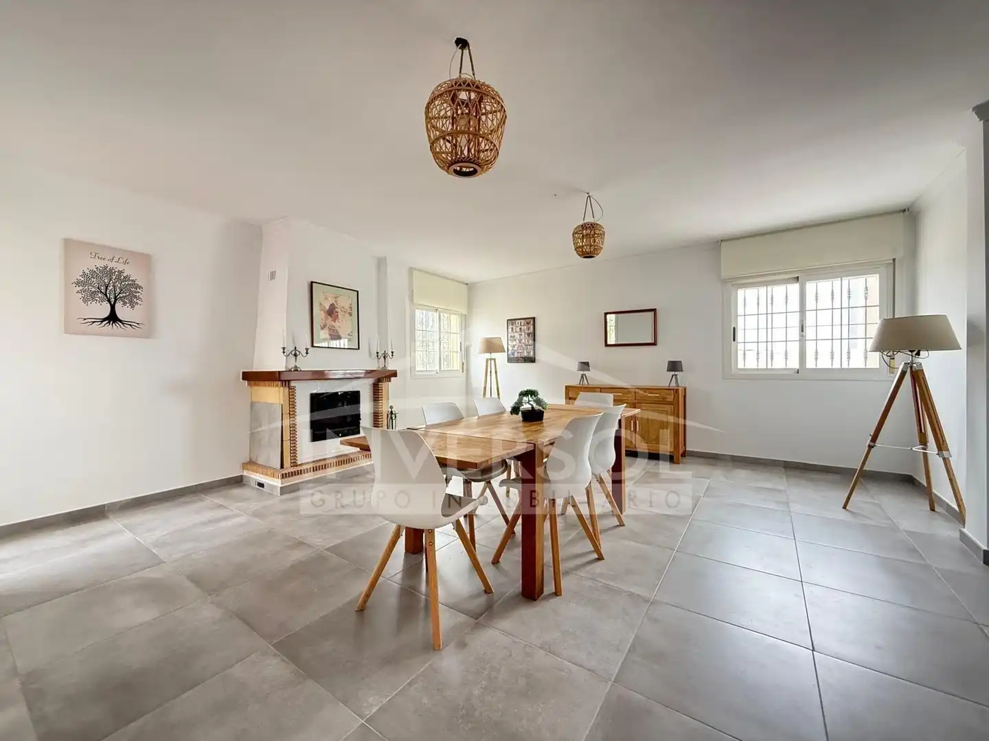 Dining room of Houses for sale in El Ejido  with Air Conditioner, Heating and Private garden