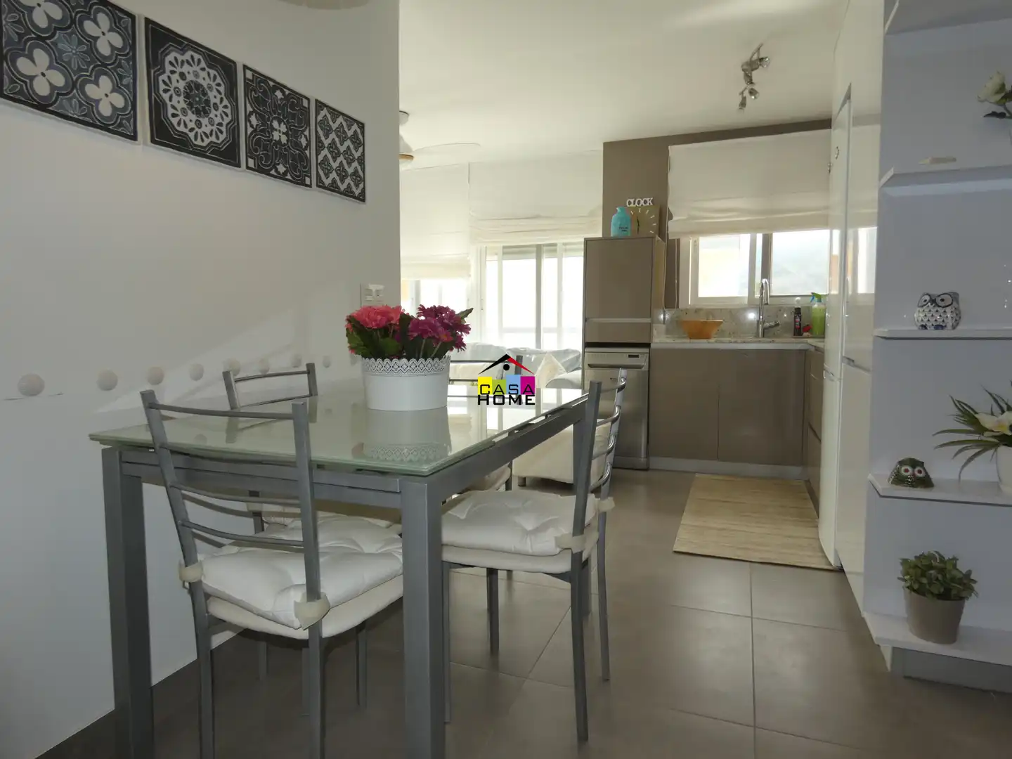 Comedor de Apartamento en venta en Benicasim / Benicàssim con Aire acondicionado, Amueblado y Piscina comunitaria