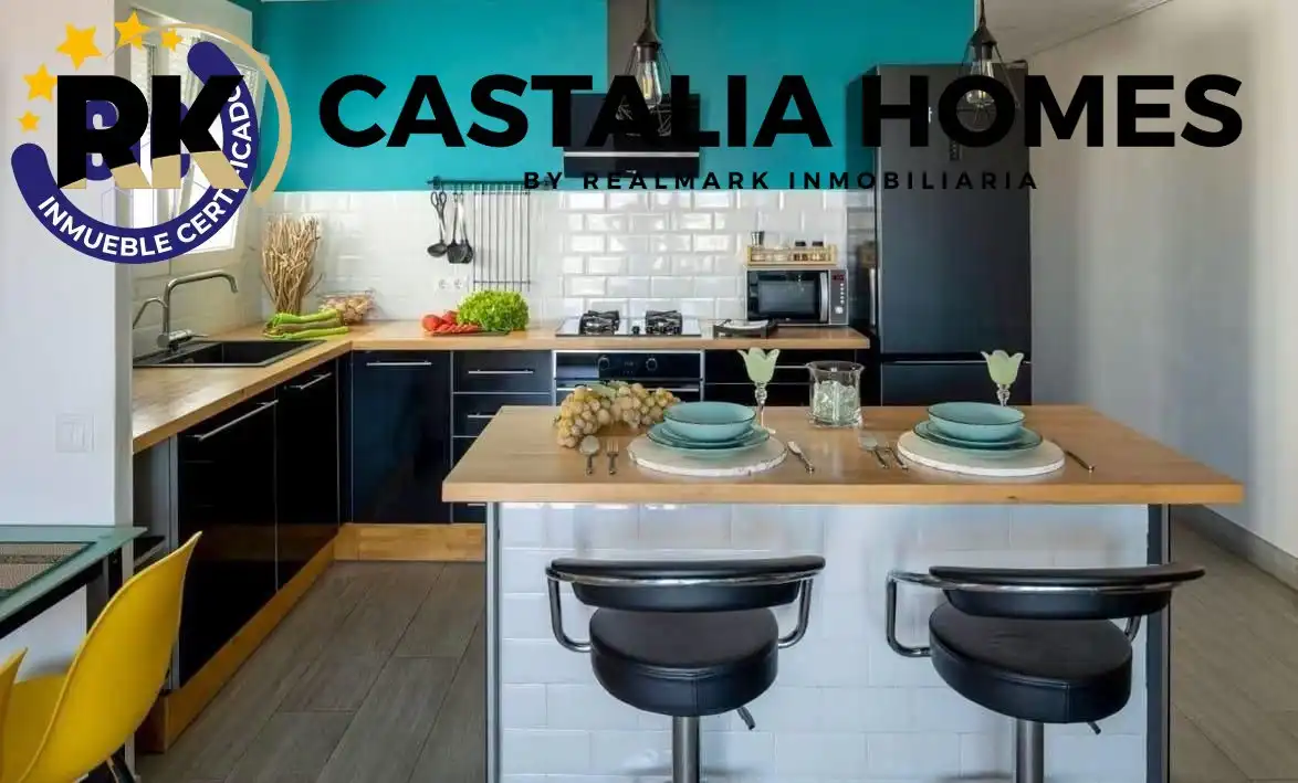 Cocina de Ático en venta en Burriana / Borriana con Calefacción, Terraza y Horno