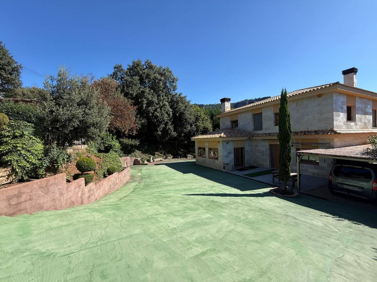 Jardí de Casa o xalet en venda en Matadepera amb Calefacció i Jardí privat