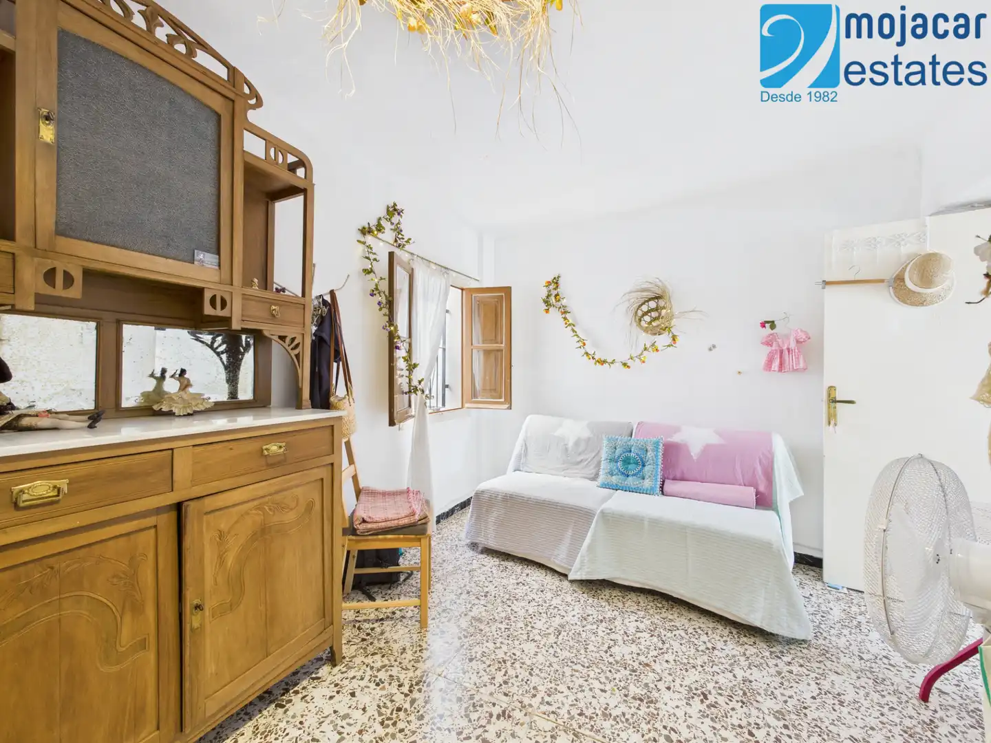 Sala de estar de Apartamento en venta en Mojácar con Aire acondicionado, Terraza y Amueblado