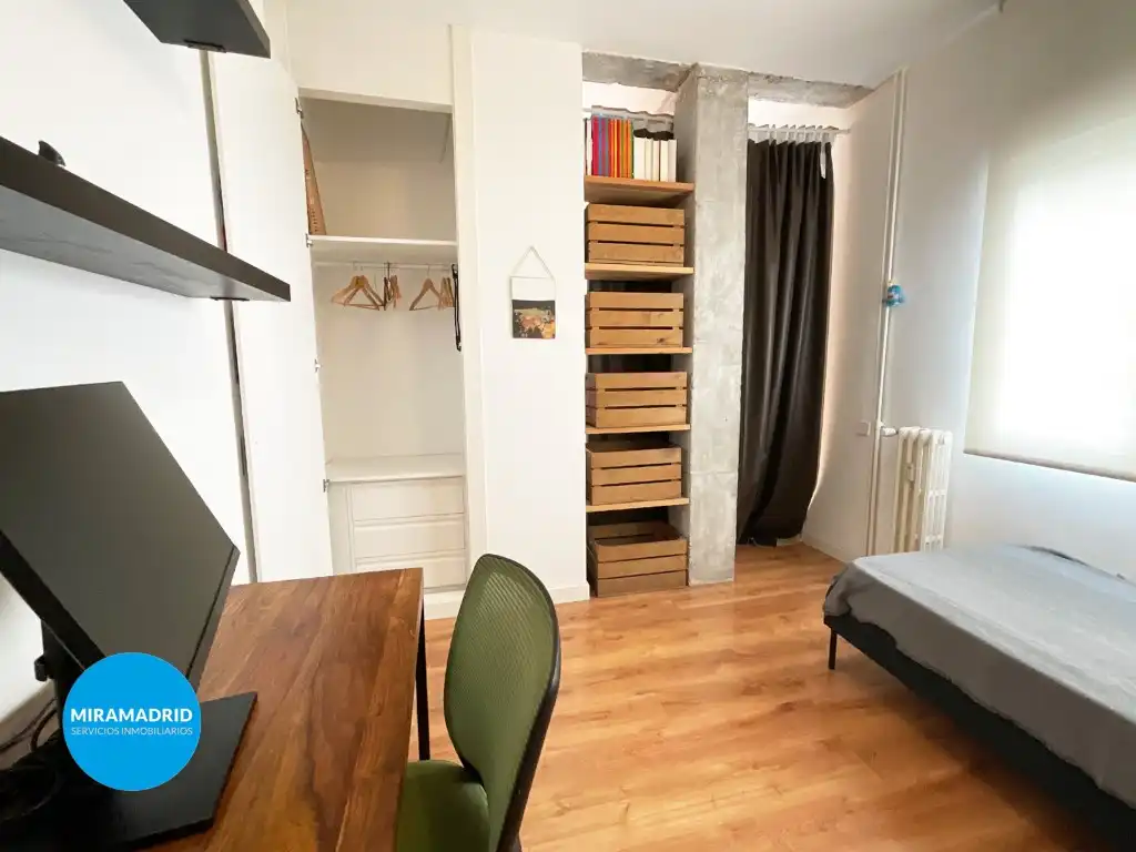 Habitación de Piso de alquiler en Madrid con Aire acondicionado, Terraza y Amueblado