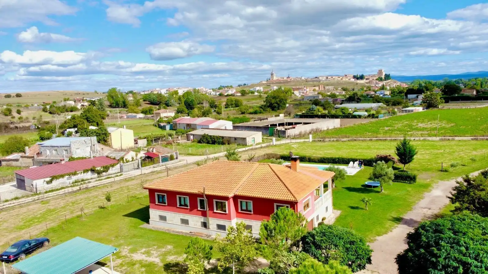 Außenansicht von Haus oder Chalet zum Verkauf in Ciudad Rodrigo mit Terrasse und Schwimmbad