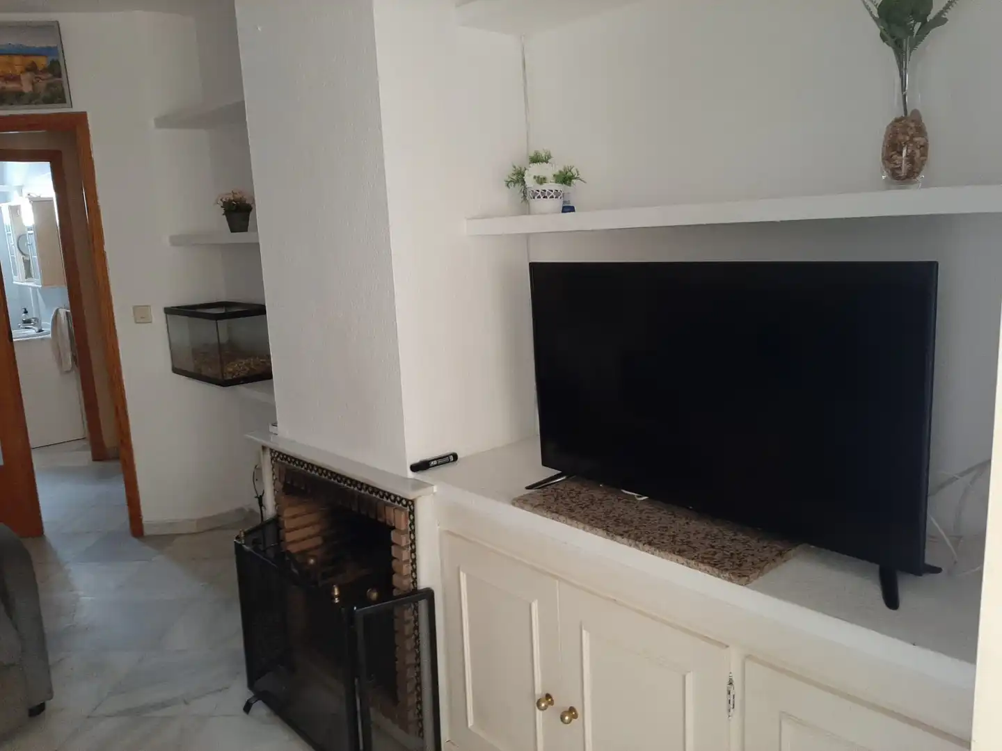 Sala de estar de Apartamento en venta en El Portil con Terraza, Amueblado y Piscina comunitaria