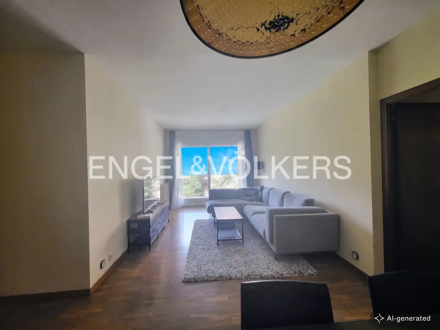 Sala d'estar de Pis de lloguer en Barcelona amb Aire condicionat, Calefacció i Parquet