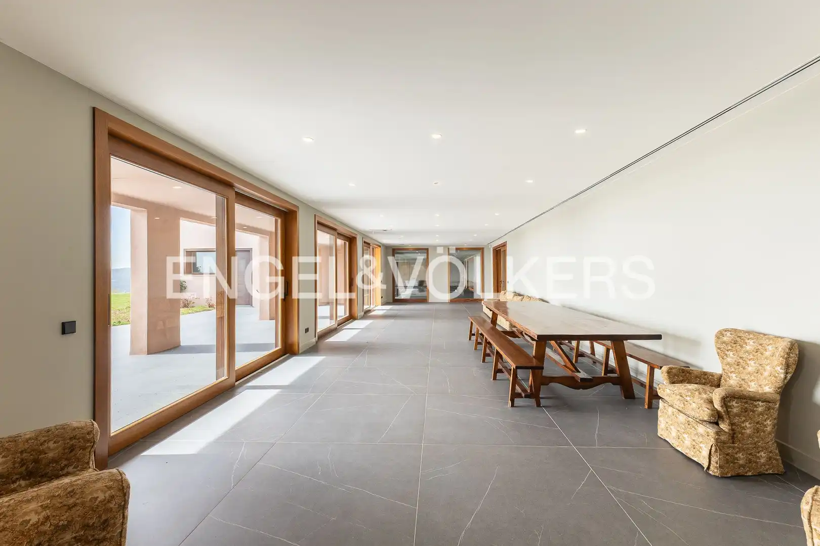 Esszimmer von Country house zum Verkauf in Sant Andreu de Llavaneres mit Klimaanlage, Heizung und Privatgarten