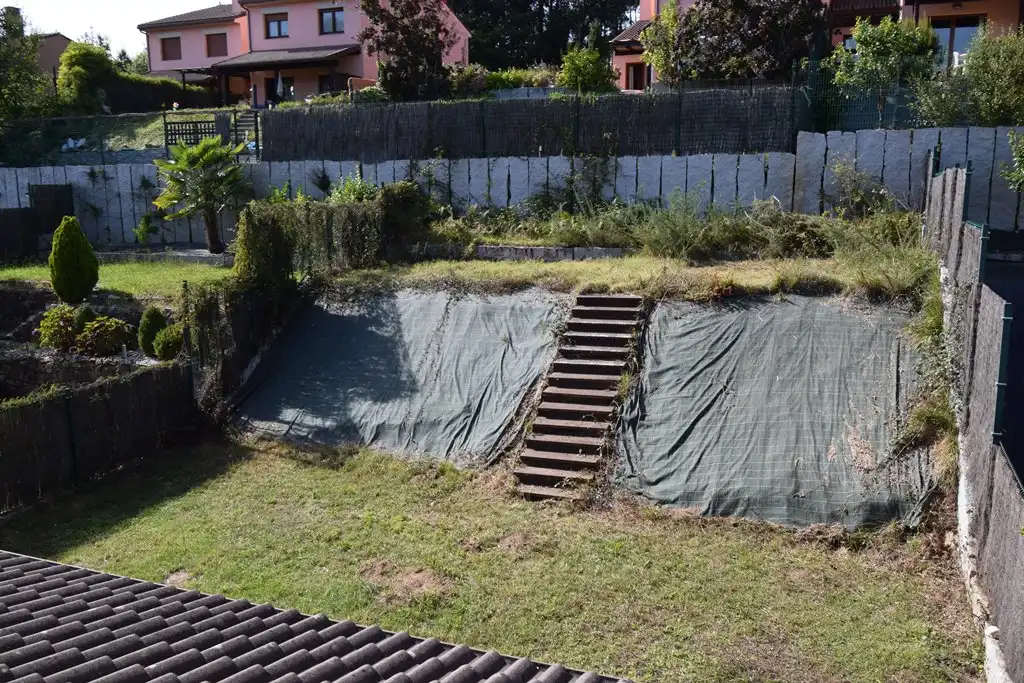 Jardín de Casa adosada en venta en Miño con Calefacción, Jardín privado y Amueblado