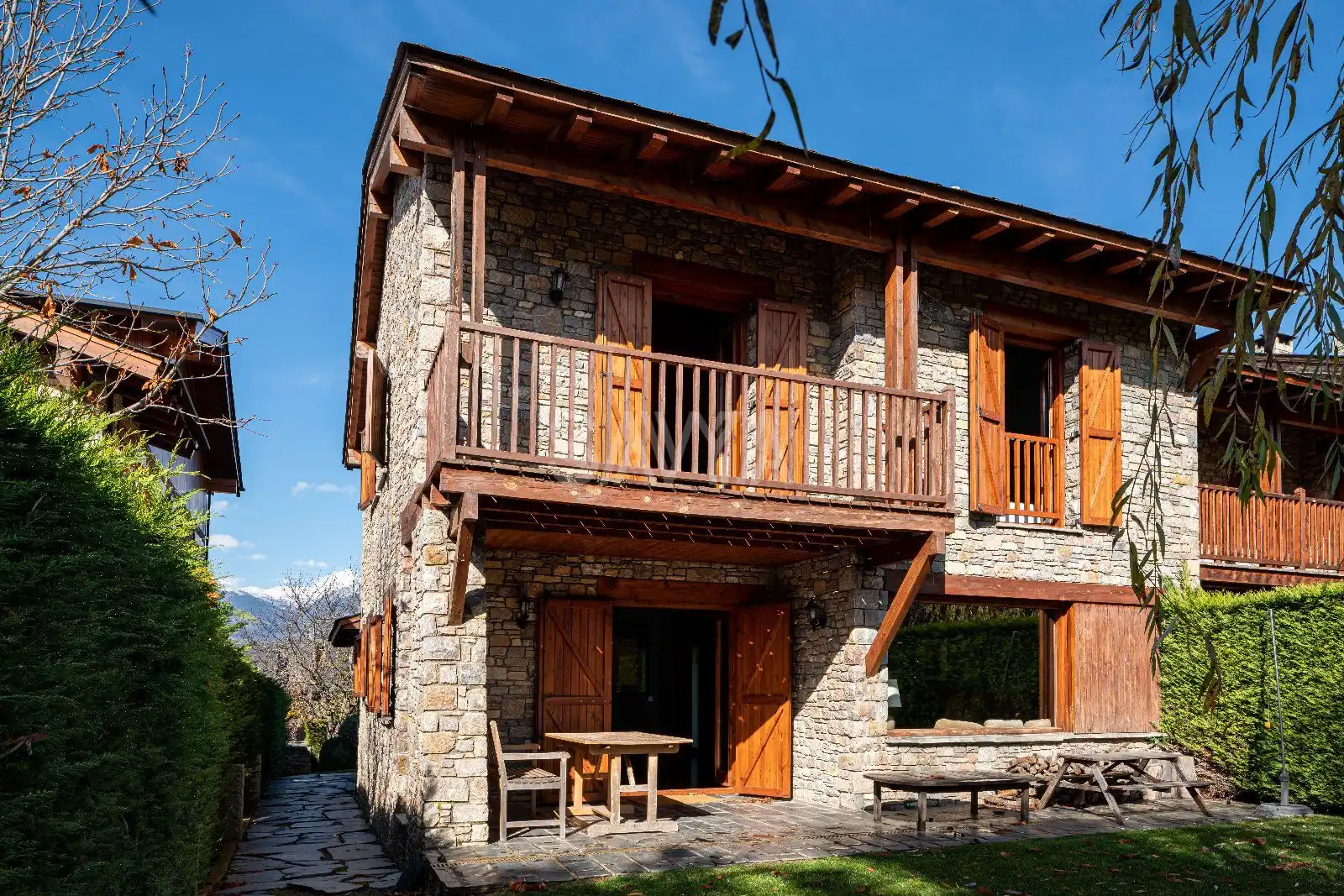 Vista exterior de Casa o xalet en venda en Prats i Sansor amb Calefacció, Jardí privat i Terrassa