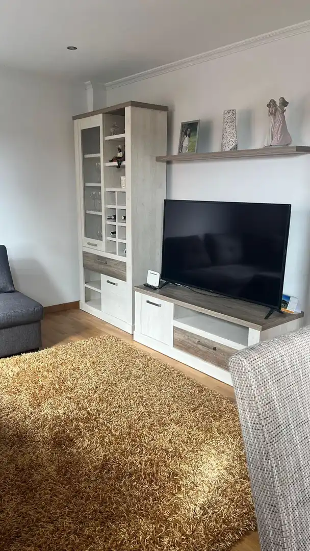 Sala de estar de Casa o chalet en venta en Oleiros con Jardín privado y Amueblado